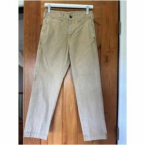 American Eagle Flex Straight Lived-In Khaki Pant - Size 26 x 28